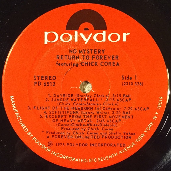 Return Of Forever/Chick Corea - “No Mystery” LP - Picture 4 of 5